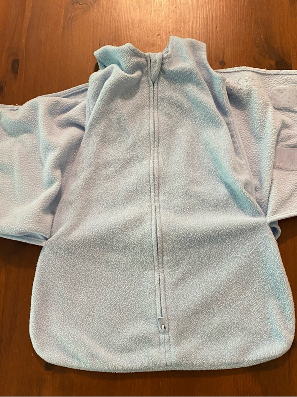 Halo Light Blue Kids Fleece Sleep Sack/Wearable Blanket — Size NB